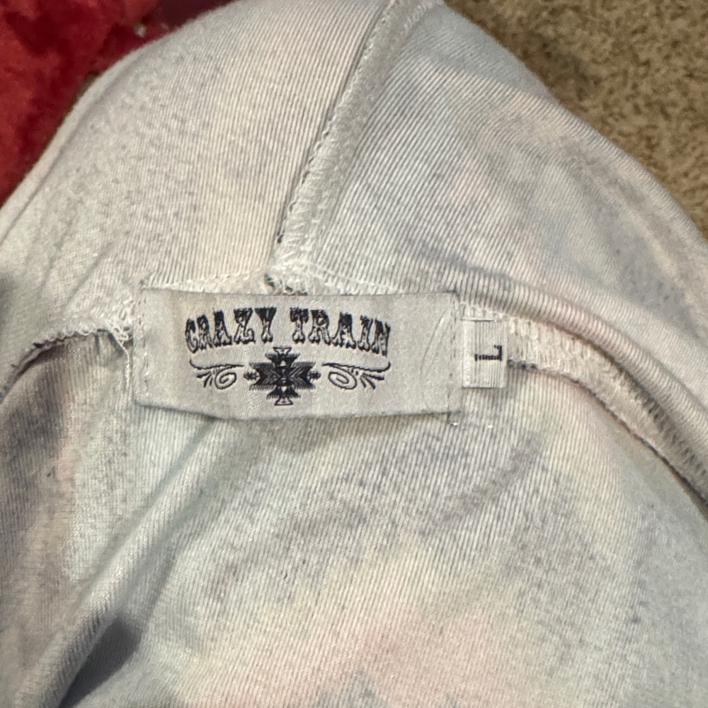 Crazy Train Vibrant Aztec Pattern Sweater - image 2